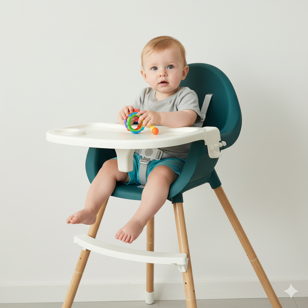 Bao Bao Foldable Portable High Chair - Multi-Functional Baby Dining