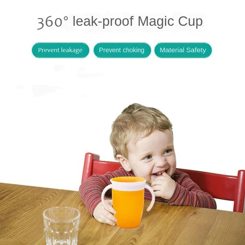 360° Sippy Cup - Leakproof 240ml Baby Training Cup (1-2 Years)