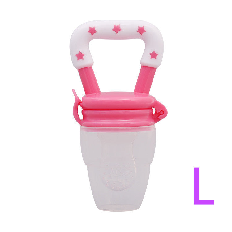Baby Fruit Feeder - BPA-Free Silicone Teether with Safety Lock
