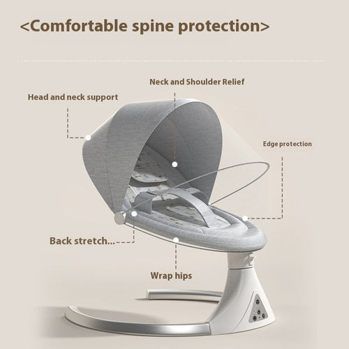 Babymoon Smart Electric Baby Swing - Remote Control Bluetooth Music