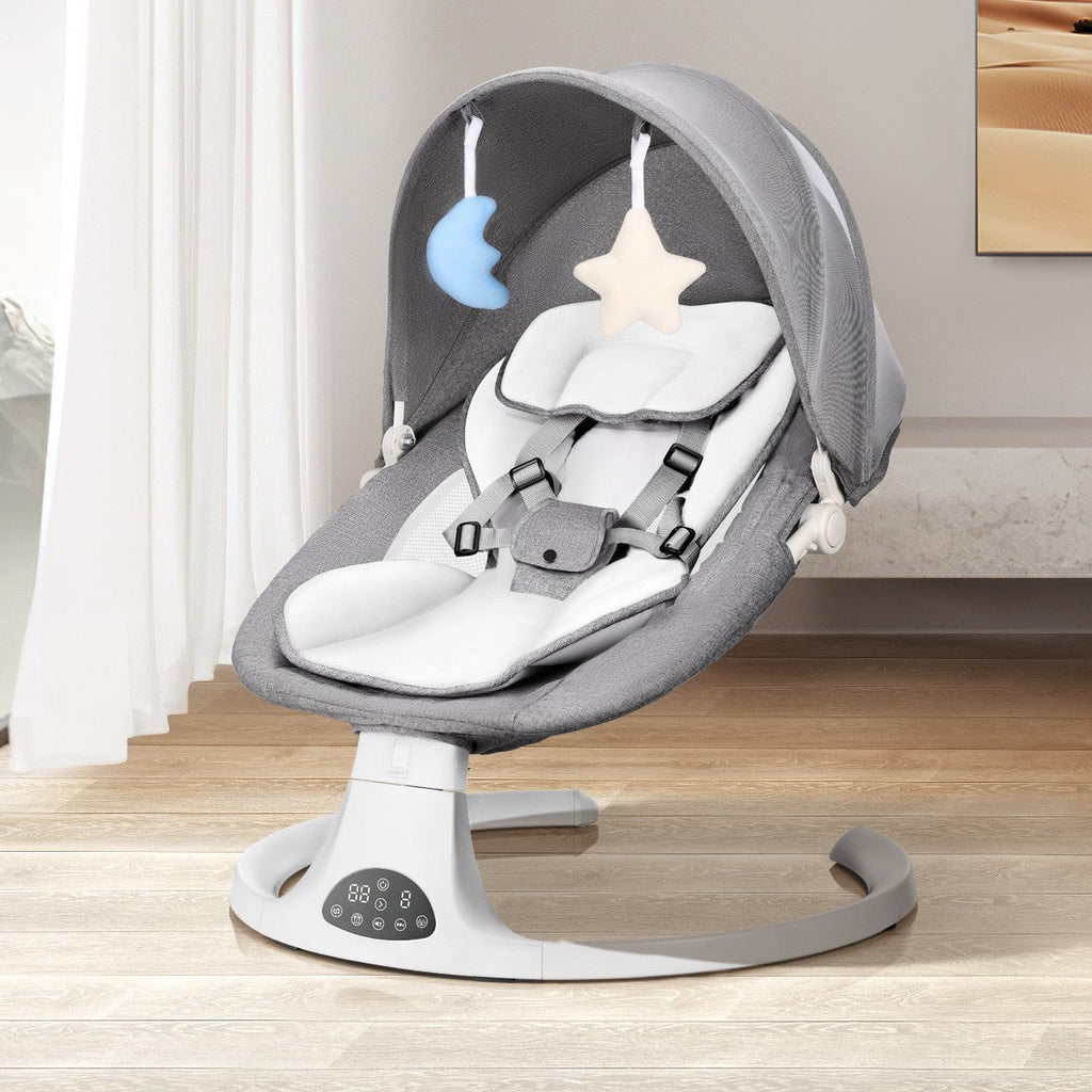 KiddNest Baby Rocker Steel Frame Reclining Chair - Foldable Infant