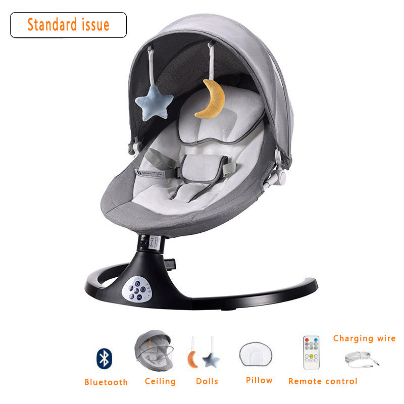 Electric Baby Rocker Chair - Adjustable Reclining Bouncer Seat
