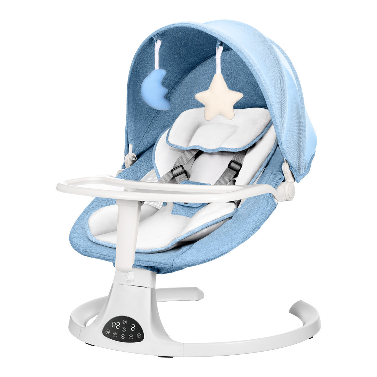 KiddNest Baby Rocker Steel Frame Reclining Chair - Foldable Infant