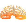 Traditional Plastic Slinky Spring Toy in Asstd Colours (SINGLE) Age 3+