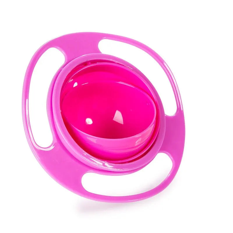 Revolutionary 360° Gyro Bowl - Spill-Resistant Feeding Dish for Kids & Baby Training