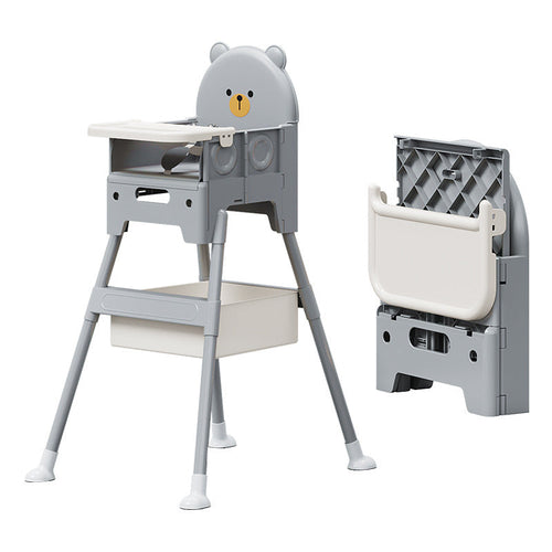 Amobi Adjustable Portable Foldable High Chair & Bench - Plastic